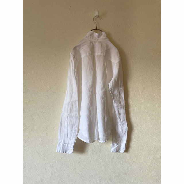 Frank&Eileen(フランクアンドアイリーン)のFrank&Eileen White linen shirt sample XS レディースのトップス(シャツ/ブラウス(長袖/七分))の商品写真