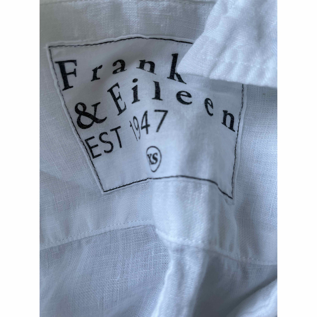 Frank&Eileen(フランクアンドアイリーン)のFrank&Eileen White linen shirt sample XS レディースのトップス(シャツ/ブラウス(長袖/七分))の商品写真