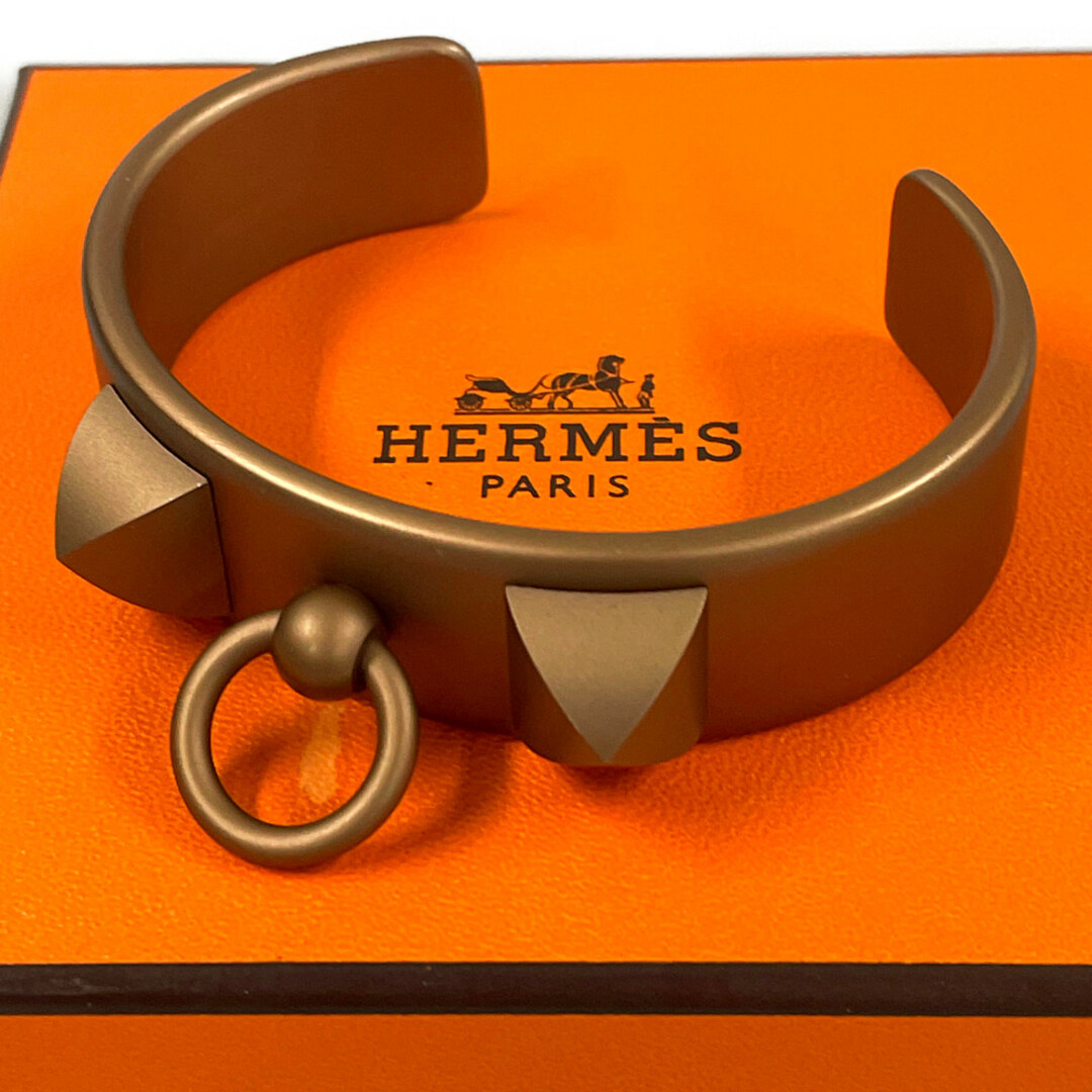 HERMES エルメス コリエドシアン メドール アルミ サンセット