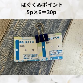 モリナガニュウギョウ(森永乳業)のはぐくみ　森永ミルクポイント　30p(その他)