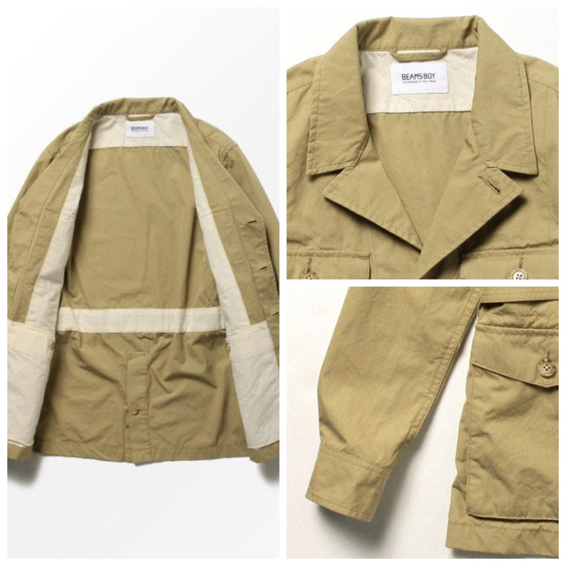 BEAMS BOY - 新品 BEAMS BOY サファリジャケット 定価27280円の通販 by