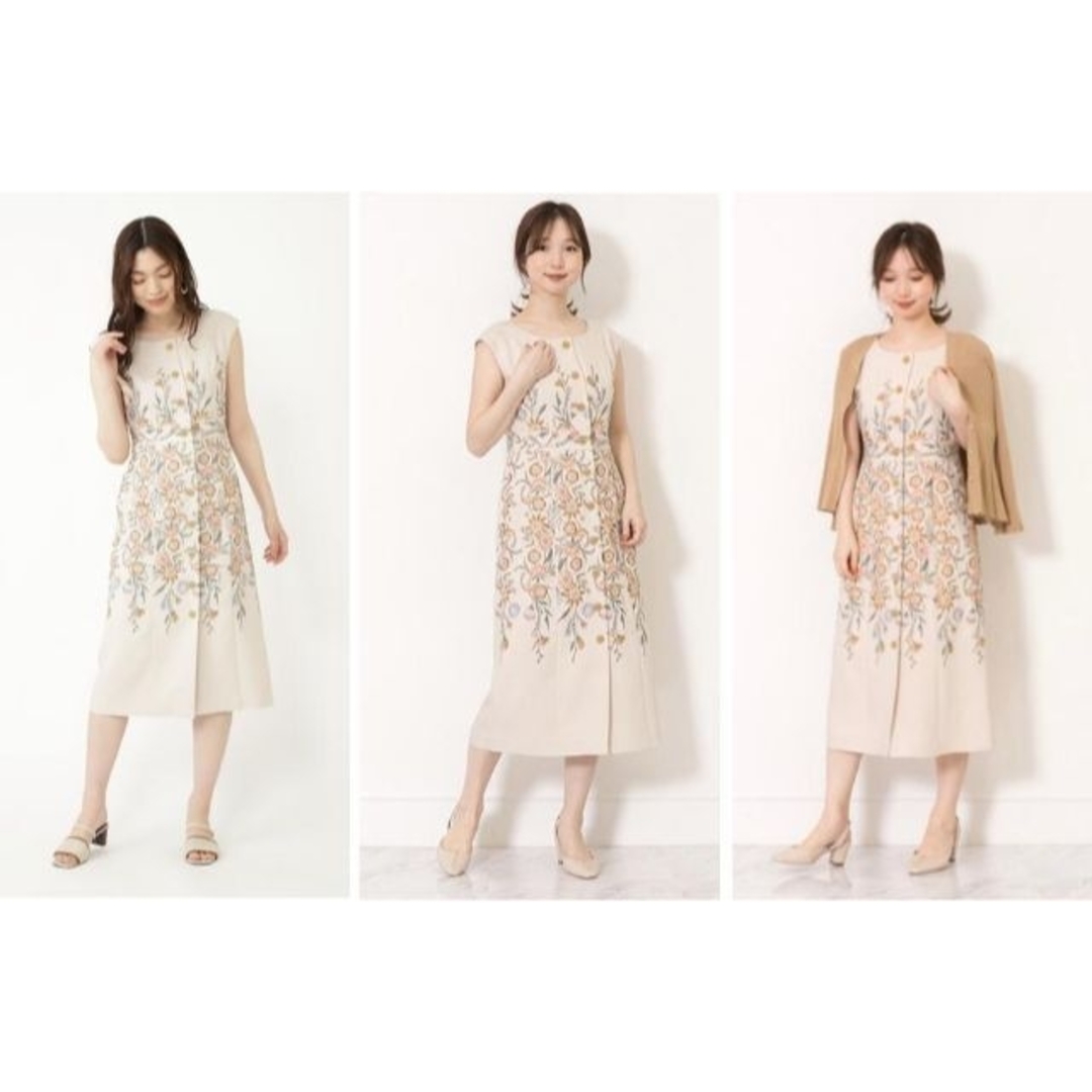 JILLSTUART(ジルスチュアート)のマライア刺繍ワンピース   JILLSTUART レディースのワンピース(ロングワンピース/マキシワンピース)の商品写真