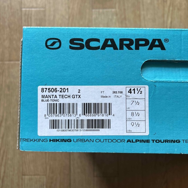 スカルパ　SCARPA マンタテックGTX EU41.5 26.8cm 登山靴