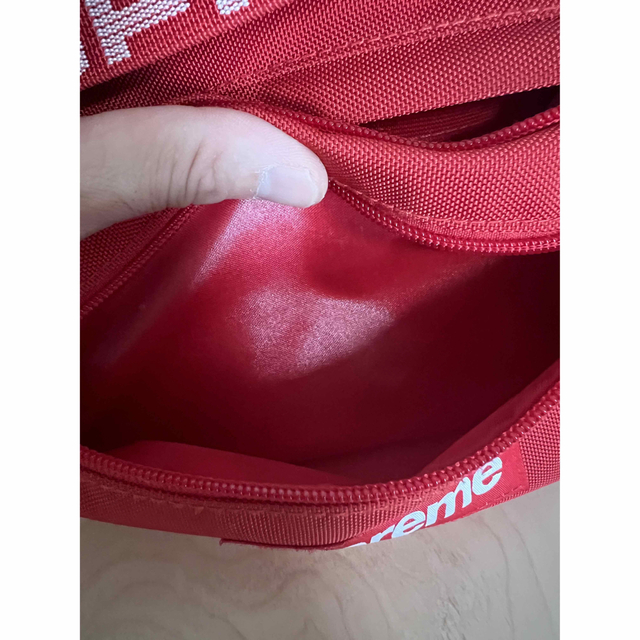 【新品 納品書コピー付】Supreme 18ss Waist Bag 赤