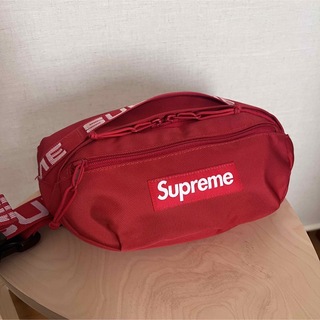 シュプリーム(Supreme)のsupreme 18SS waist bag 赤　red(ウエストポーチ)