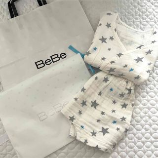 ベベ(BeBe)の【新品未使用】BeBe ベビーパジャマ 肌着 セットアップ(その他)