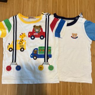 ミキハウス(mikihouse)のmiki house Tシャツ　2枚セット(Ｔシャツ)