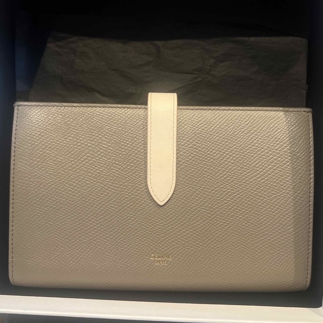 CELINE セリーヌ 財布 ラージストラップウォレット カーフスキン