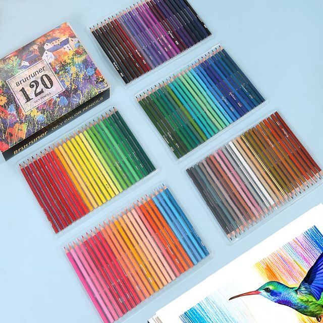 【色: 120油性色鉛筆】色鉛筆 120色セット 油性色鉛筆 学生さんと初心者専