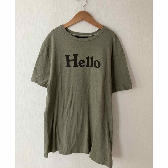 MADISONBLUE(マディソンブルー)の美品♡マディソンブルー  Hello ハロー　Tシャツ　ロゴTシャツ　01　 レディースのトップス(Tシャツ(半袖/袖なし))の商品写真