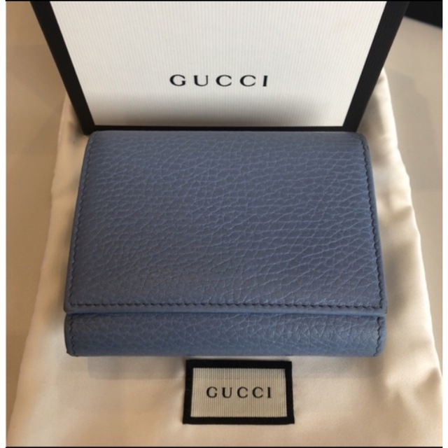 美品✨GUCCI 三つ折り財布 プチマーモント 三越銀座店で購入