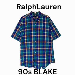 ポロラルフローレン(POLO RALPH LAUREN)の90s ラルフローレン　Ralph チェック　古着　半袖シャツ　BDシャツ(シャツ)