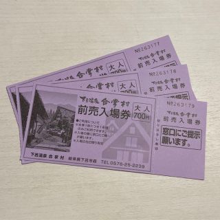 下呂温泉　合掌村　入場券(その他)