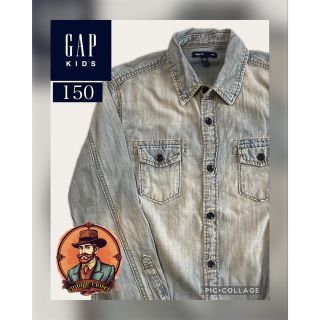 ギャップキッズ(GAP Kids)の[GAP kids ]子供服デニムシャツ　サイズ150 程度(ジャケット/上着)