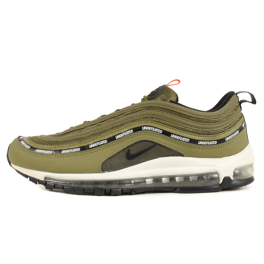 靴/シューズNIKE ナイキ サイズ:27.5cm UNDEFEATED AIR MAX 97 / UNDFTD MILITIA GREEN (DC4830-300) 2020年 アンディフィーテッド エアマックス97 ミリタリーグリーン ブラック US9.5 スニーカー コラボ 【メンズ】【美品】