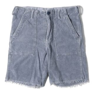 ロンハーマン(Ron Herman)のRon Herman ロンハーマン パンツ サイズ：S カットオフ ストレッチ コットン パイル ベイカー ショートパンツ ショーツ RHC ネイビー 紺 S ボトムス ズボン 【メンズ】【中古】(ショートパンツ)