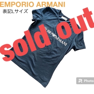エンポリオアルマーニ(Emporio Armani)のエンポリオアルマーニ　Tシャツ　ストレッチ　トップス　カットソー　ロゴ(Tシャツ(半袖/袖なし))