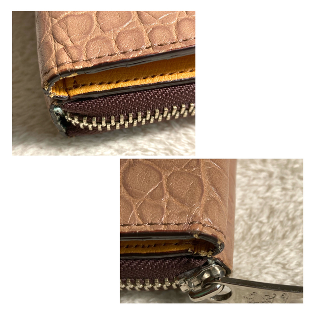 ☆A.D.M.J☆長財布☆アールデコ☆ストラップ付き☆ベージュ☆ 財布 ☆A.D.M.J☆長財布☆アールデコ☆ストラップ付き☆ベージュ☆ 財布