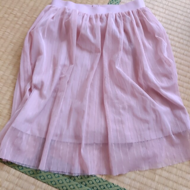 UNIQLO ユニクロ 120cm レース スカート キッズ/ベビー/マタニティのキッズ服女の子用(90cm~)(スカート)の商品写真