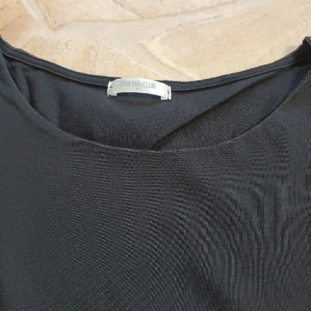 CINEMA CLUB(シネマクラブ)のTシャツ 2枚セット 白 黒 レディースのトップス(Tシャツ(半袖/袖なし))の商品写真