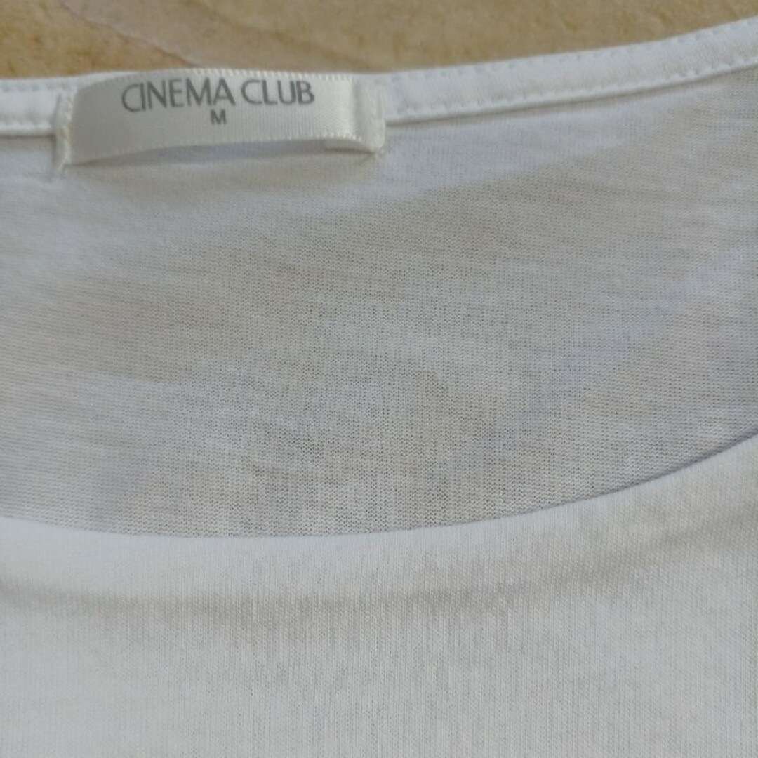 CINEMA CLUB(シネマクラブ)のTシャツ 2枚セット 白 黒 レディースのトップス(Tシャツ(半袖/袖なし))の商品写真