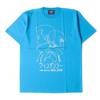 WIND AND SEA ウィンダンシー Tシャツ サイズ: XL 攻殻機動隊 SAC_2045 草薙素子&バトー クルーネック 22AW ブルー  トップス カットソー コラボ カジュアル ブランド ストリート【メンズ】