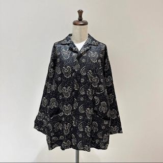 コムデギャルソン(COMME des GARCONS)の90s ローブ シャンブル ギャルソン 抜染 開襟 ビッグ シャツ ジャケット(その他)