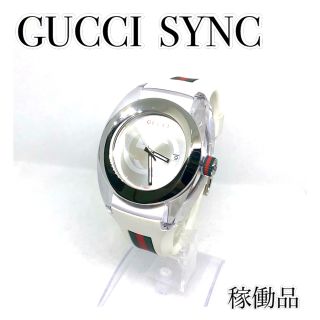 Gucci - 稼働【セール中】GUCCI グッチ時計 SYNC メンズ時計 ブランド