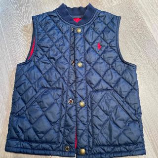 ポロラルフローレン(POLO RALPH LAUREN)のポロ ラルフローレン キルティングベスト ネイビー4T(ジャケット/上着)