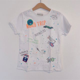 ザラキッズ(ZARA KIDS)のZARA 半袖Tシャツ ワッペン 116cm(Tシャツ/カットソー)