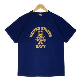 バズリクソンズ(Buzz Rickson's)の★バズリクソンズ UNITED STATES NAVY Tシャツ ネイビー XL(Tシャツ(半袖/袖なし))