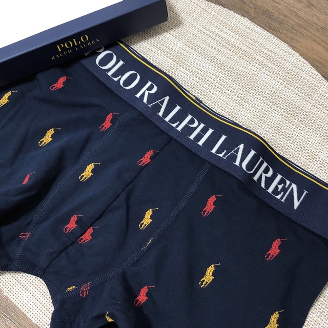 POLO RALPH LAUREN ポロラルフローレン ボクサーパンツ 新品未使用品の通販 by COCO ※断捨離中!|ポロラルフローレン ならラクマ 新品箱付き ボクサーブリーフ 前開き M(76-84)