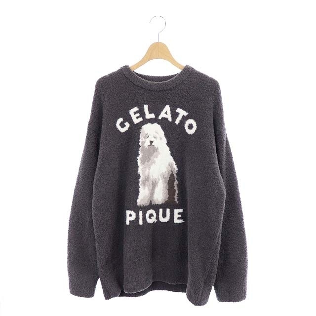 gelato pique(ジェラートピケ)のジェラートピケ 23SS CAT&DOG プルオーバー カットソー  長袖 F レディースのトップス(カットソー(長袖/七分))の商品写真