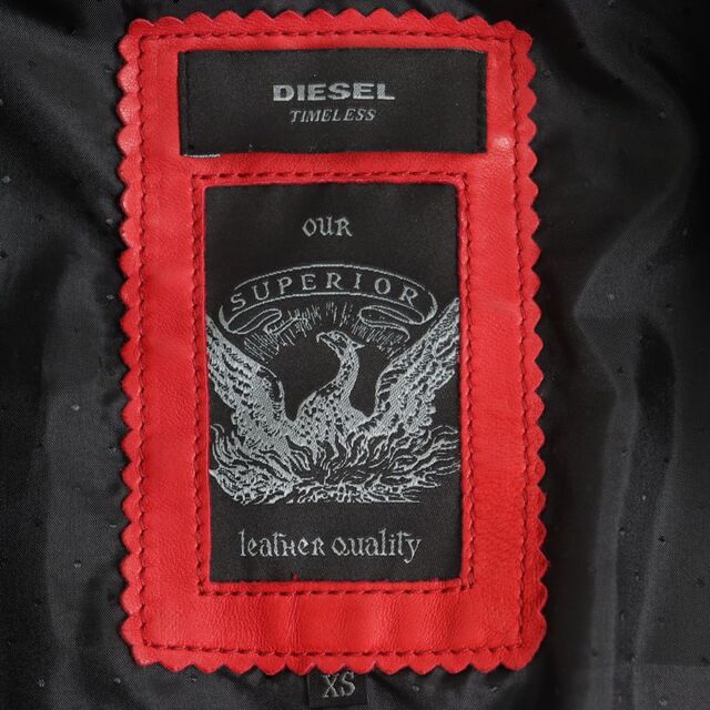 DIESEL - 美品◇DIESEL TIMELESS ディーゼル ラムレザー ダブル