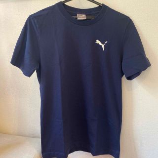 プーマ(PUMA)のプーマ　レディースTシャツ　ネイビー(Tシャツ(半袖/袖なし))