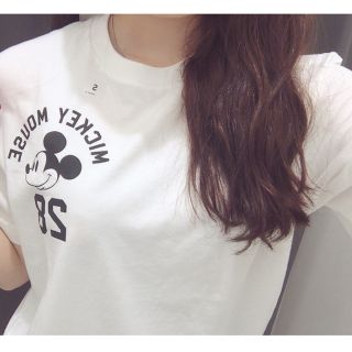 ユニクロ(UNIQLO)のchi-e様　ミッキーTシャツ(24日(Tシャツ(半袖/袖なし))