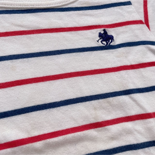 ポロラルフローレン　Tシャツ　100 綿　男の子　女の子　キッズ　ボーダー キッズ/ベビー/マタニティのキッズ服男の子用(90cm~)(Tシャツ/カットソー)の商品写真