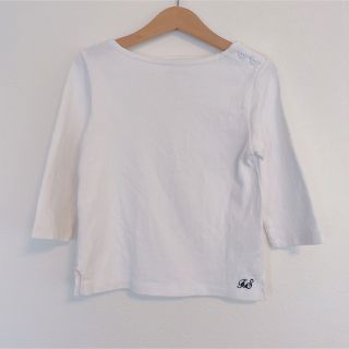 フォークアンドスプーン(FORK&SPOON)のフォークアンドスプーン 無地 ボートネックバスクシャツ サイズ2(Tシャツ/カットソー)