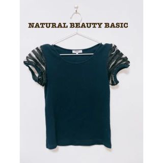 エヌナチュラルビューティーベーシック(N.Natural beauty basic)のセール　レディース　半袖　ナチュラル ビューティー ベーシック ブラウス  M(シャツ/ブラウス(半袖/袖なし))