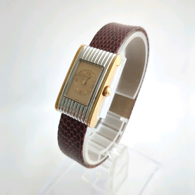 稼働品 ブシュロン BOUCHERON リフレ コンビカラー レディース腕時計