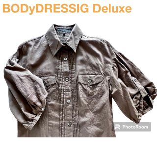 ボディドレッシングデラックス(BODY DRESSING Deluxe)のボディドレッシングデラックス　麻綿　半袖　ブラウス　シャツ　トップス　カットソー(シャツ/ブラウス(半袖/袖なし))