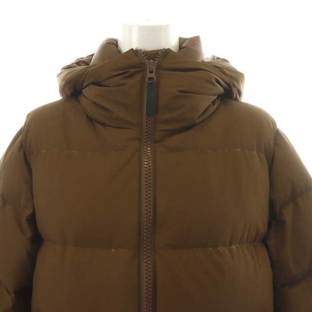 THE NORTH FACE(ザノースフェイス)のザノースフェイス ダウンコート ロング丈 フード L 茶 NDW9864B レディースのジャケット/アウター(ダウンコート)の商品写真