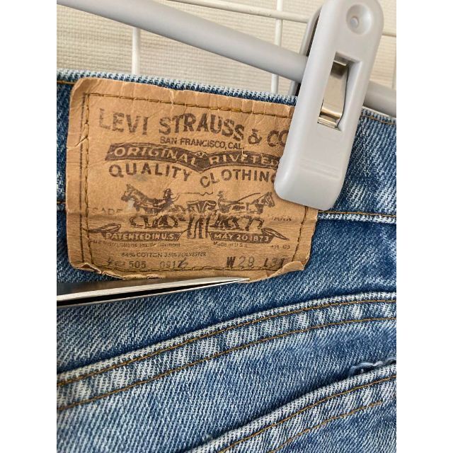 Levi's(リーバイス)のLEVI'Sリーバイス 505ジーンズ デニムパンツ 古着 W29 メンズのパンツ(デニム/ジーンズ)の商品写真