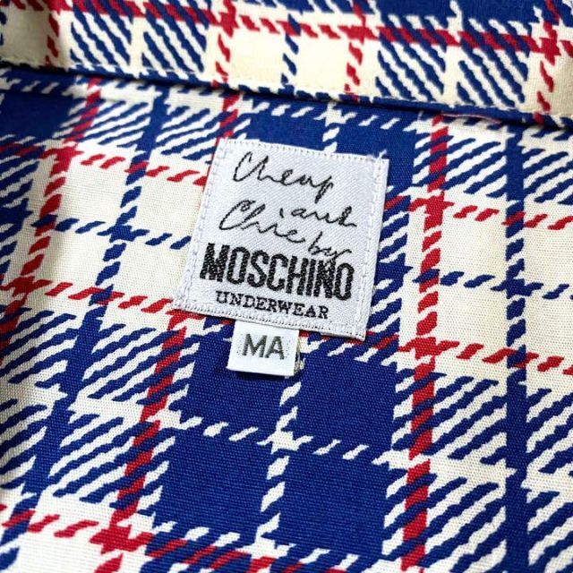 MOSCHINO  モスキーノ　チェック　セットアップ　パジャマ オールインワン