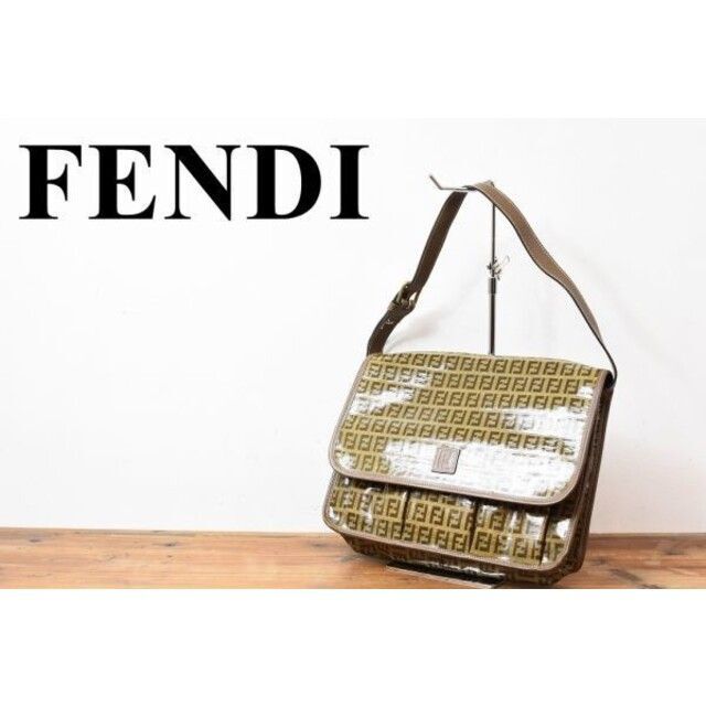 7持ちてAL AA0006 OLD FENDI フェンディ FF 総柄 ズッカ柄