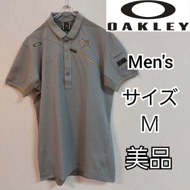 Oakley - 【OAKLEY】美品オークリースカルロゴ/半袖ポロシャツ/ゴルフ ...