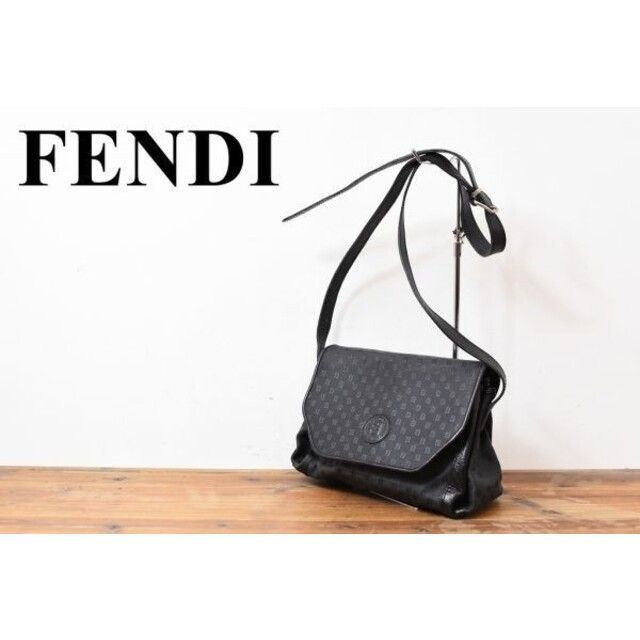 AL AA0005 高級 FENDI フェンディ FF ロゴ ズッカ柄 ミニ