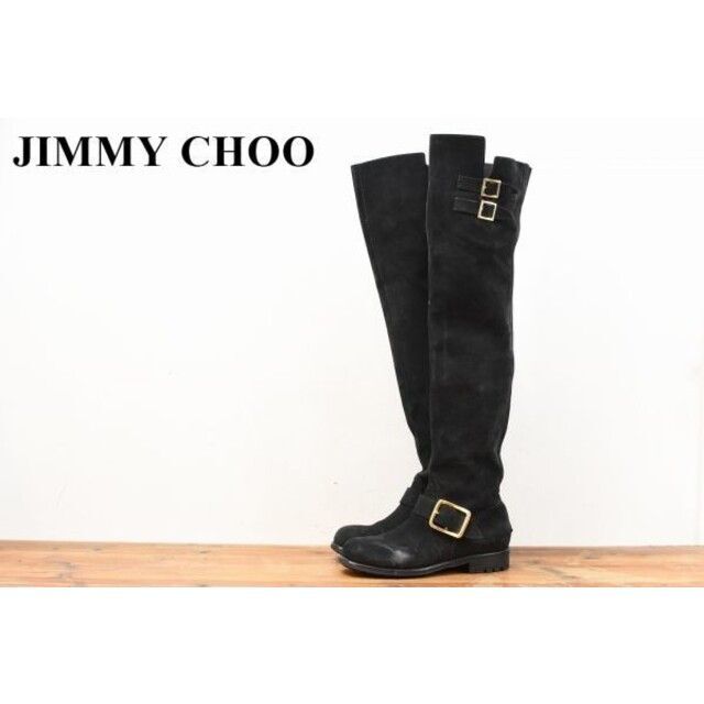 AL AA0003 高級 JIMMY CHOO ジミーチュウ レザー ロング