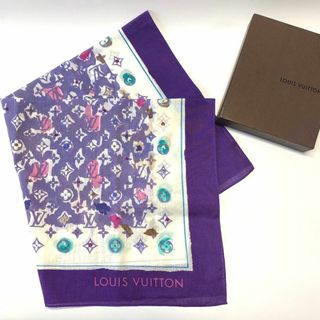 ルイヴィトン(LOUIS VUITTON)のLOUIS VUITTON ルイヴィトン　エピス　ハンカチーフ　スカーフ　美品(バンダナ/スカーフ)