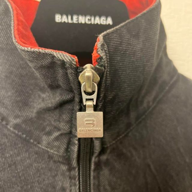 BALENCIAGA デニム トラックジャケット - Gジャン/デニムジャケット BALENCIAGA デニム トラックジャケット - Gジャン/デニムジャケット